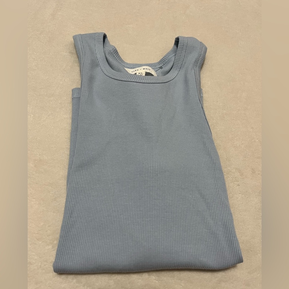 CLEO + WOLF WOMEN'S EASY RIBBED LAYERING TANK TOP